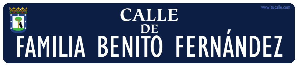 cartel_de_calle-de-FAMILIA BENITO FERNÁNDEZ_en_madrid_antiguo